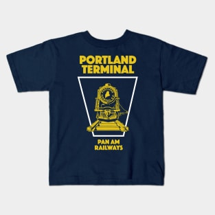 Portland Terminal - Train Emblem Kids T-Shirt